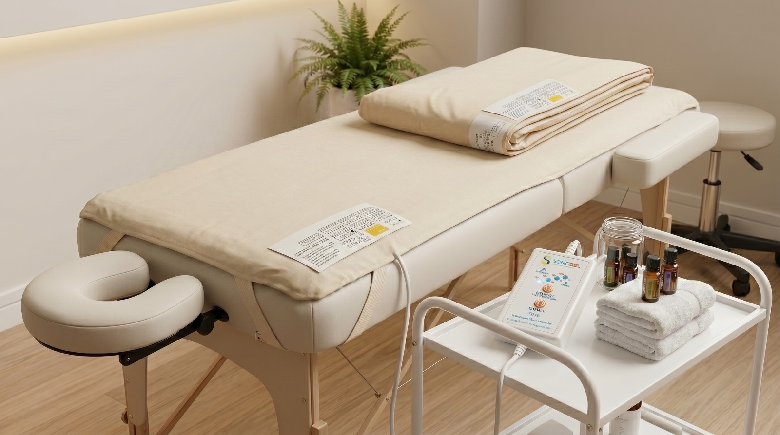 Lençol Térmico P/ Maca Stander Acolchoado com Controle de 4 Temperaturas e Temporizador     Cód. E 701
