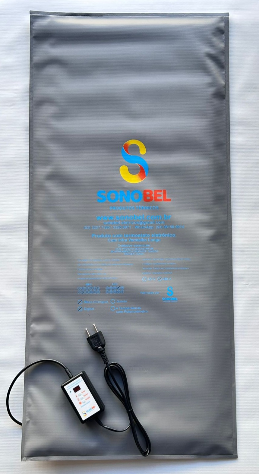 Colchonete Térmico Veterinário para Mesa Digital  Cód. V 833