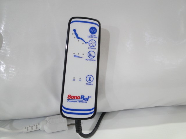 Lençol Térmico P/ Maca com Massageado com 4 Motores e Controle Digital   Cód. E 631